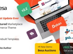 besa elementor marketplace woocommerce theme