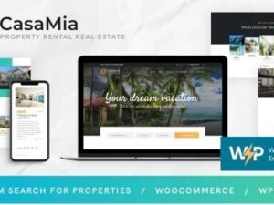 casamia property rental wordpress theme