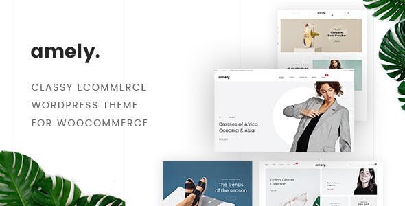 amely fashion shop woocommerce theme