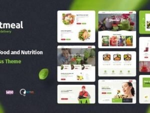 fitmeal healthy food wordpress theme