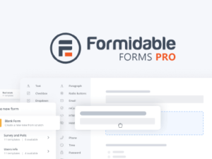 formidable forms pro wordpress plugin