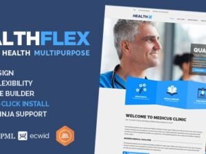 healthflex doctor medical wordpress theme