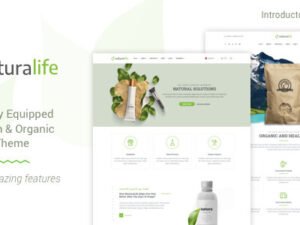 naturalife health organic wordpress theme