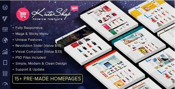 kuteshop elementor woocommerce marketplace theme