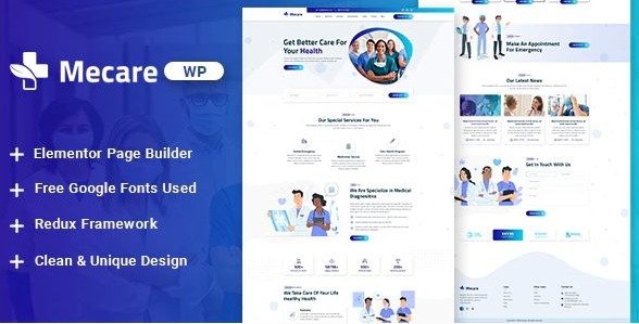 Mecare – Hospital and Health WordPress Theme