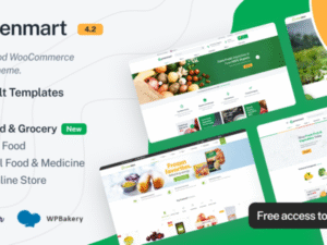 greenmart organic food woocommerce theme