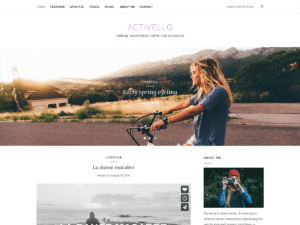 Activello WordPress theme - clean, responsive blog and portfolio design