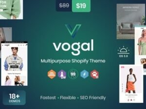 Vogal – Multipurpose Shopify Theme for Online Stores